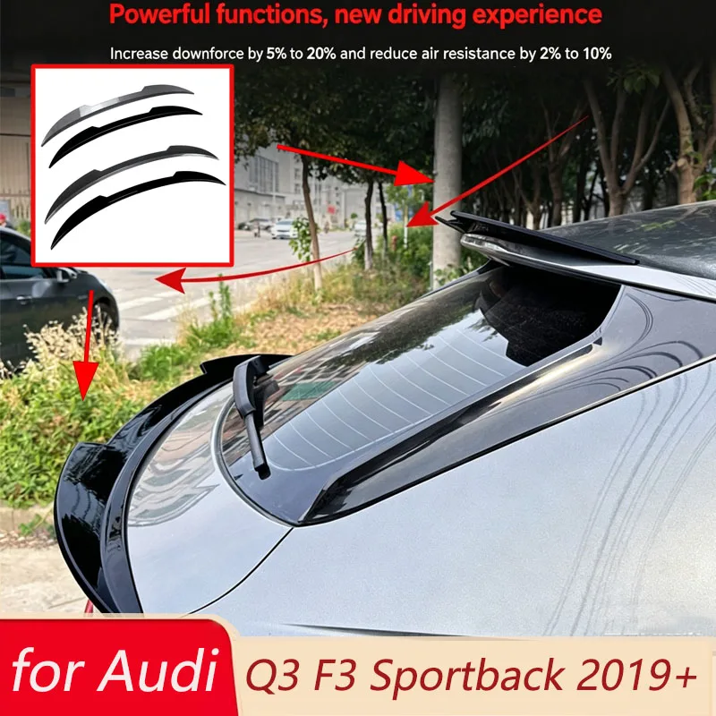 Задний спойлер-диффузор на крышу для Audi Q3 F3 Sportback 2019+ (комплект обвеса, тюнинг, внешние детали автомобиля)
Задний спойлер-диффузор на крышу для Audi Q3 F3 Sportback 2019+ (комплект обвеса, тюнинг, внешние детали автомобиля)