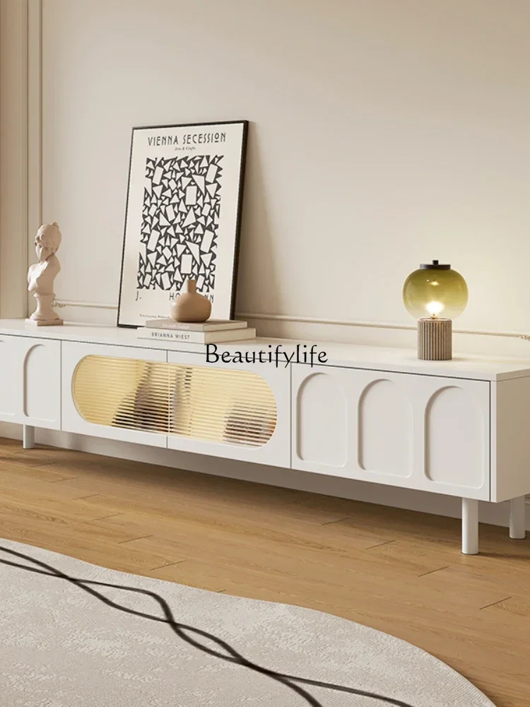 02Cream wind floor TV cabinet Modern simple locker Household small apartment
02Cream wind floor TV cabinet Modern simple locker Household small apartment