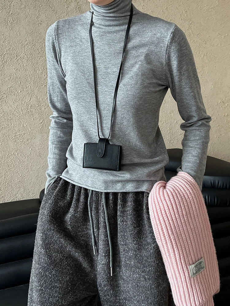 Women Yellow Brief Multicolor Elegant Slim T-shirt New Turtleneck Long Sleeve Fashion Tide Spring Autumn
Women Yellow Brief Multicolor Elegant Slim T-shirt New Turtleneck Long Sleeve Fashion Tide Spring Autumn