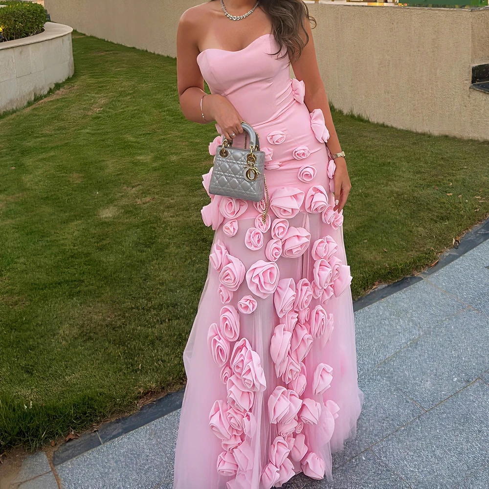 Customized Tulle A-Line Flowers Evening Dress Strapless Side Slit Sleeveless Floor Length Panel Train Fashion платье в
Customized Tulle A-Line Flowers Evening Dress Strapless Side Slit Sleeveless Floor Length Panel Train Fashion платье в