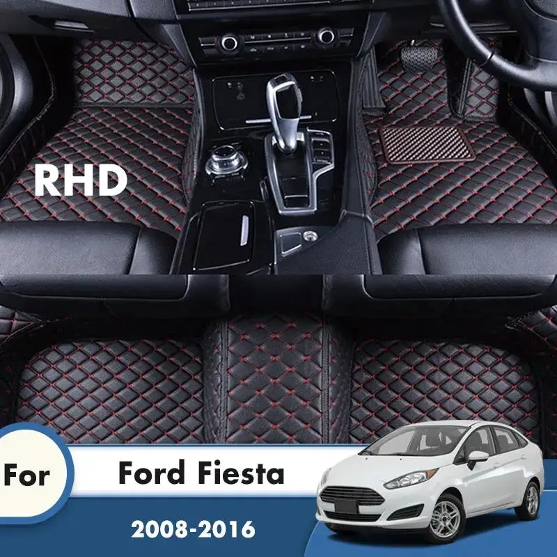 Коврик для пола автомобиля RHD для Ford Fiesta 2008-2016, кожаный, аксессуар для интерьера авто
Коврик для пола автомобиля RHD для Ford Fiesta 2008-2016, кожаный, аксессуар для интерьера авто