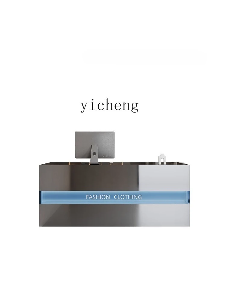 HJ new shopping mall clothing store cashier counter barber shop cashier stainless steel bar counter
HJ new shopping mall clothing store cashier counter barber shop cashier stainless steel bar counter