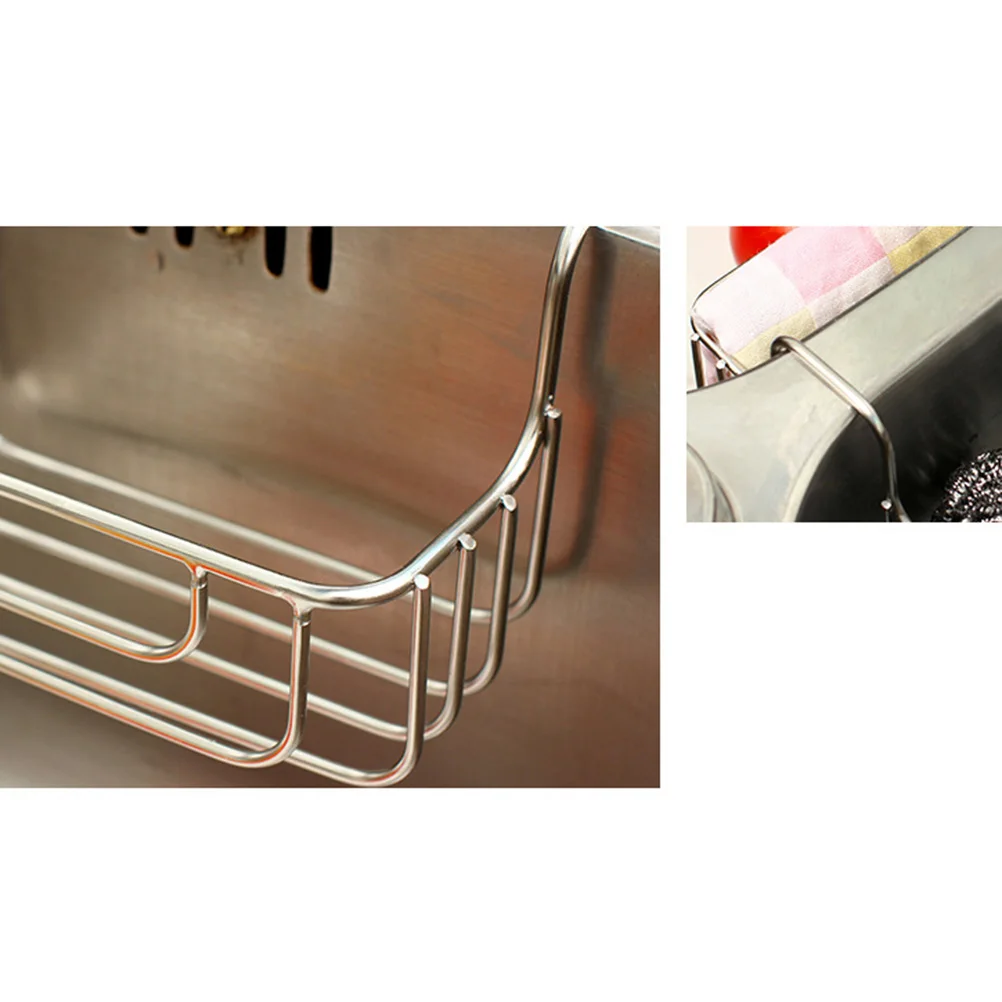 Stainless Steel Sink Hanging Basket Drain Rack Kitchen Storage Organizer Baskets Sponge Soap Brush Holder Food Grade Rustproof
Stainless Steel Sink Hanging Basket Drain Rack Kitchen Storage Organizer Baskets Sponge Soap Brush Holder Food Grade Rustproof