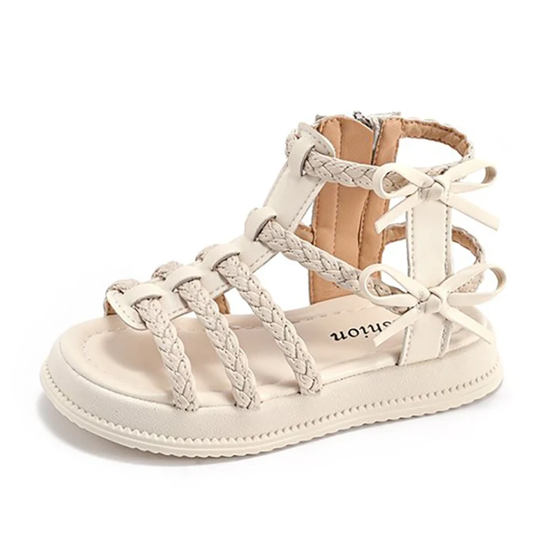 2026 Summer New Kids Sandals Fashion Open Toe Princess Shoes Woven Roman Girls Sandals Soft Sole Comfortable Outdoor Footwear
2026 Summer New Kids Sandals Fashion Open Toe Princess Shoes Woven Roman Girls Sandals Soft Sole Comfortable Outdoor Footwear