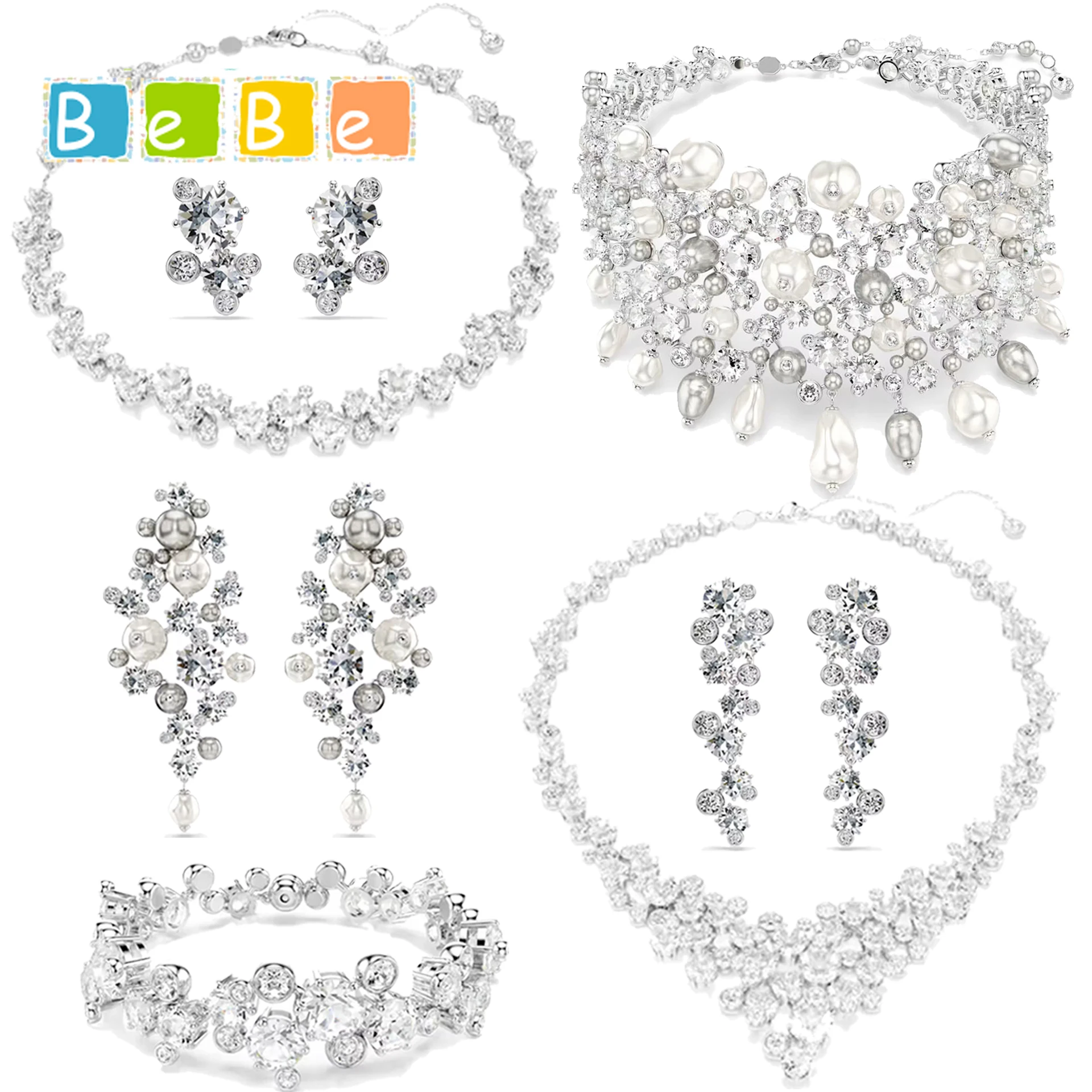 Новые высококачественные изысканные свадебные ювелирные наборы 2026 года: очаровательные белые геометрические хрустальные роскошные модные женские ожерелья, браслеты и серьги
Новые высококачественные изысканные свадебные ювелирные наборы 2026 года: очаровательные белые геометрические хрустальные роскошные модные женские ожерелья, браслеты и серьги