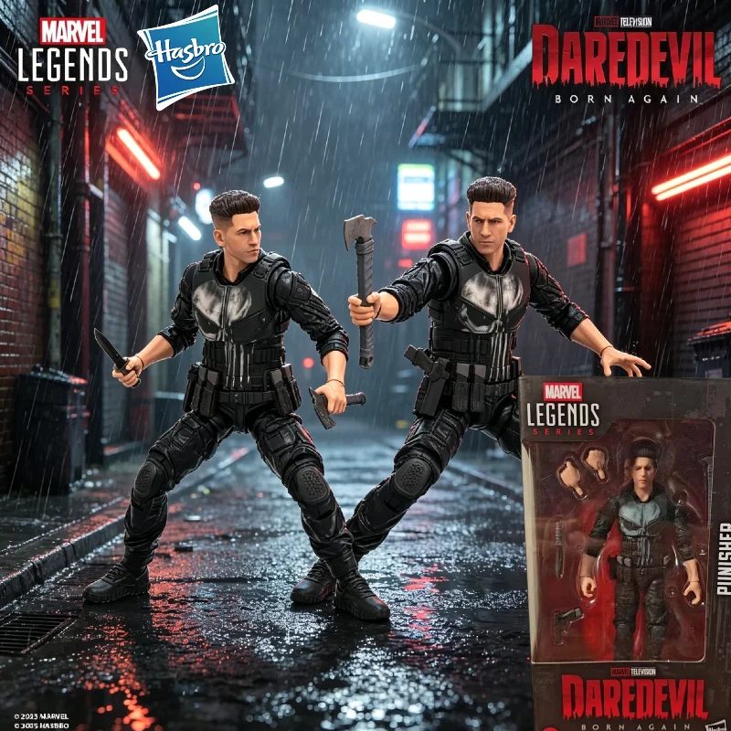 【IN STOCK】Hasbro Marvel Legends Punisher Daredevil Born Again 6 Inch Articulated Action Figures Collectible Toys Anime Cartoon
【IN STOCK】Hasbro Marvel Legends Punisher Daredevil Born Again 6 Inch Articulated Action Figures Collectible Toys Anime Cartoon