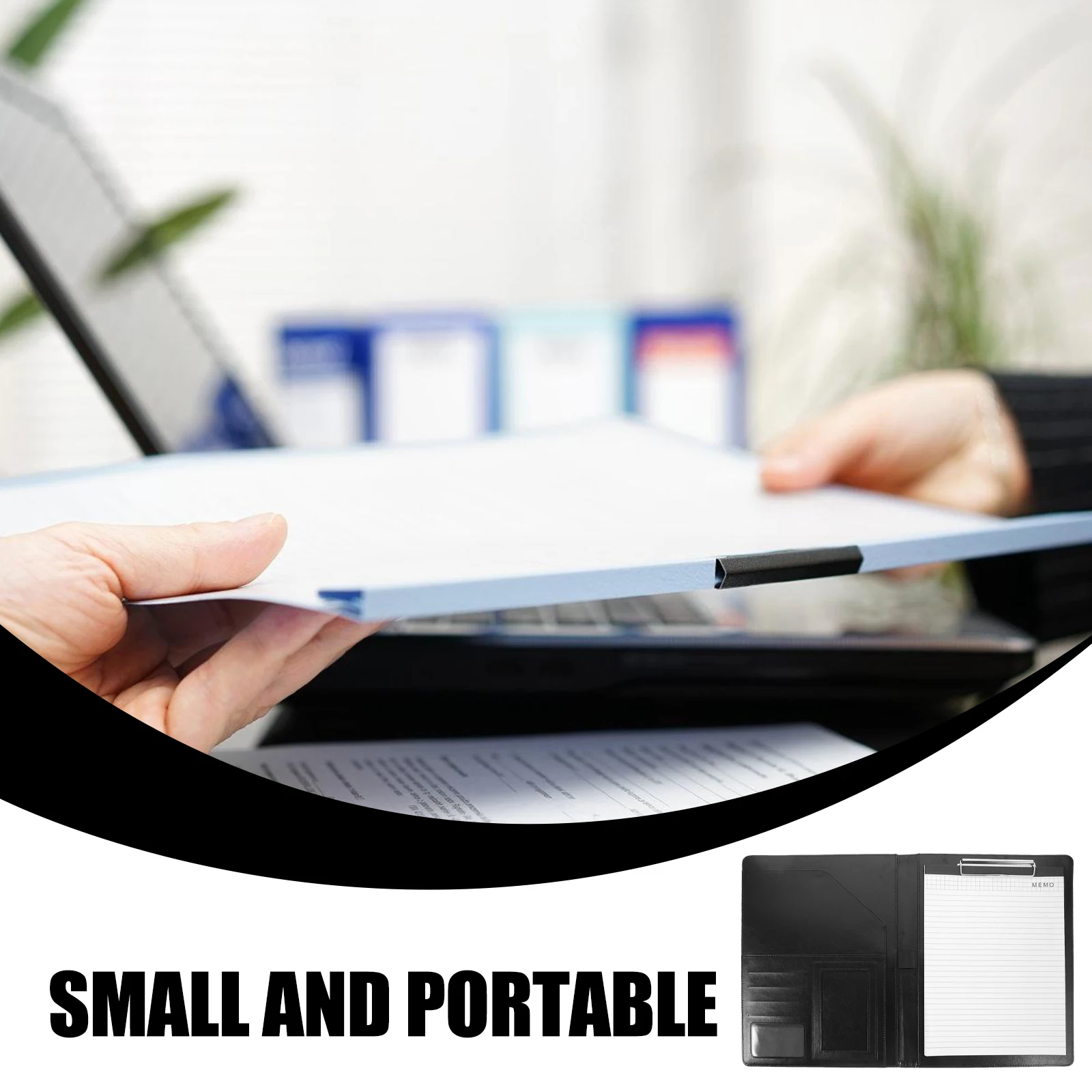 1 Set Business Folder Binder Portfolio Document Organizer File Storage Board With Metal Clips Cards Slots Pen Holder For Office
1 Set Business Folder Binder Portfolio Document Organizer File Storage Board With Metal Clips Cards Slots Pen Holder For Office