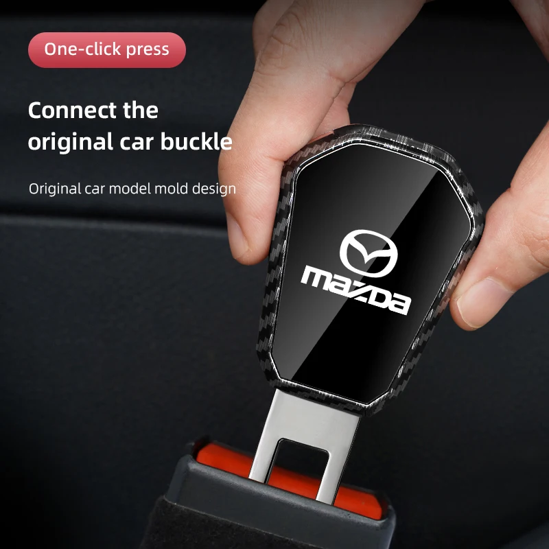 Car Seat Belt Plug Extender Carbon Fiber Safety Strap Buckle For Mazda 3 6 2 5 CX-5 CX-30 CX-50 CX-90 CX-8 BT-50 CX-80 CX-70
Car Seat Belt Plug Extender Carbon Fiber Safety Strap Buckle For Mazda 3 6 2 5 CX-5 CX-30 CX-50 CX-90 CX-8 BT-50 CX-80 CX-70