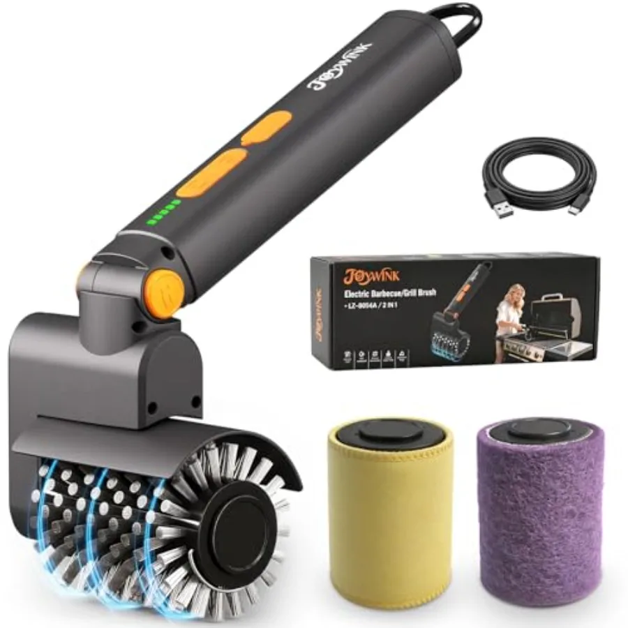 Upgraded Electric Grill Brush - Extreme 50kg Torque Power Grill Brush 7.4V Motor Safe for All Grills SUS304 Anti-Shedding Brist
Upgraded Electric Grill Brush - Extreme 50kg Torque Power Grill Brush 7.4V Motor Safe for All Grills SUS304 Anti-Shedding Brist