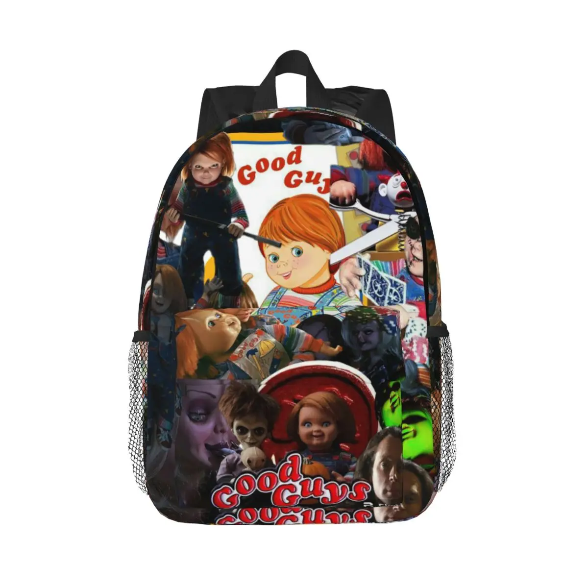 Good Guys Child's Play Chucky Killer Doll Backpack Hot Sale Daypack Boy Girl BookBag Shoulder Bags for Men Women Kids School Bag
Good Guys Child's Play Chucky Killer Doll Backpack Hot Sale Daypack Boy Girl BookBag Shoulder Bags for Men Women Kids School Bag