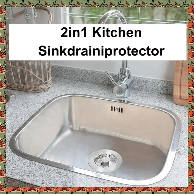 ABLQ Stainless Steel Sink Drainer Anti-Clogging Basket Water Filter Sink Filter Basket Anti-Bounce Anti-Clogging Sink Filter
ABLQ Stainless Steel Sink Drainer Anti-Clogging Basket Water Filter Sink Filter Basket Anti-Bounce Anti-Clogging Sink Filter