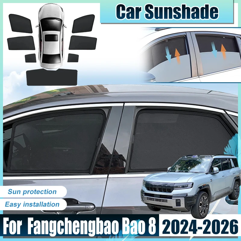 For BYD Fangchengbao Bao 8 Accessories Leopard 8 Denza B8 2024 2025 2026 Car Window Screen Sun Shade Cover light Shield Sun Heat
For BYD Fangchengbao Bao 8 Accessories Leopard 8 Denza B8 2024 2025 2026 Car Window Screen Sun Shade Cover light Shield Sun Heat