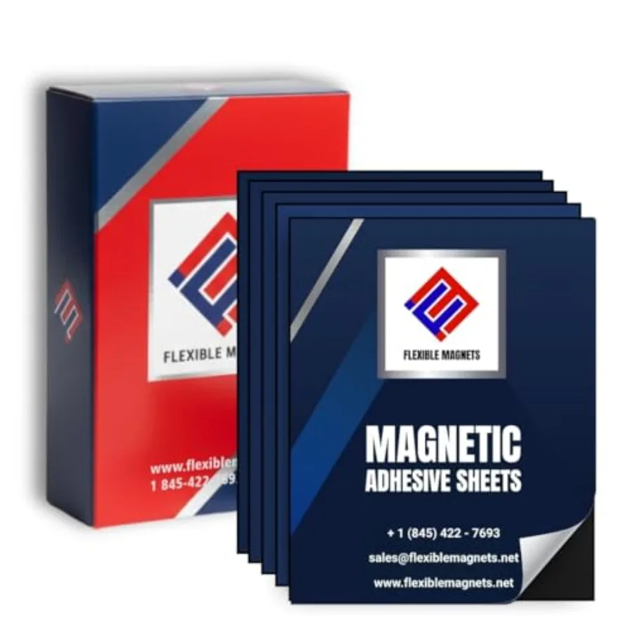 Self Adhesive Magnetic Sheets - Make Anything a Magnet - Magnetic Adhesive Sheets -Premium Quality Peel and Stick Magnets 60 mi
Self Adhesive Magnetic Sheets - Make Anything a Magnet - Magnetic Adhesive Sheets -Premium Quality Peel and Stick Magnets 60 mi