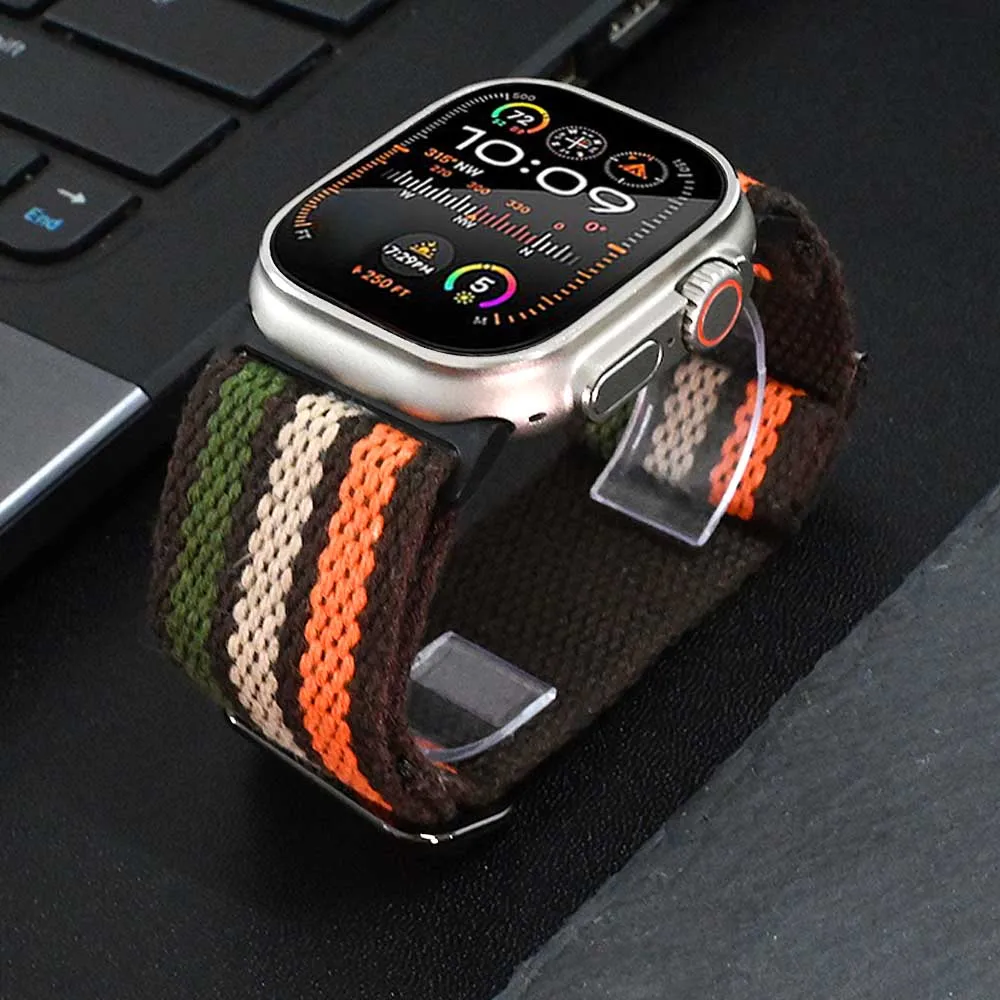 Плетеный нейлоновый ремешок для Apple Watch Ultra 2 1 49 мм, браслет для iWatch Series 9 8 7 45 мм 6 5 se 4 3 2 44 мм 42 мм, мужской браслет
Плетеный нейлоновый ремешок для Apple Watch Ultra 2 1 49 мм, браслет для iWatch Series 9 8 7 45 мм 6 5 se 4 3 2 44 мм 42 мм, мужской браслет