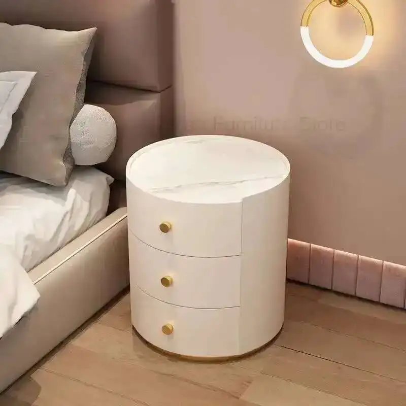 Modern Bedroom Bedside Table Simple Luxury Floor-to-ceiling Cabinet Bedside Storage Locker Round Cabinet Modern Furniture XFYH
Modern Bedroom Bedside Table Simple Luxury Floor-to-ceiling Cabinet Bedside Storage Locker Round Cabinet Modern Furniture XFYH