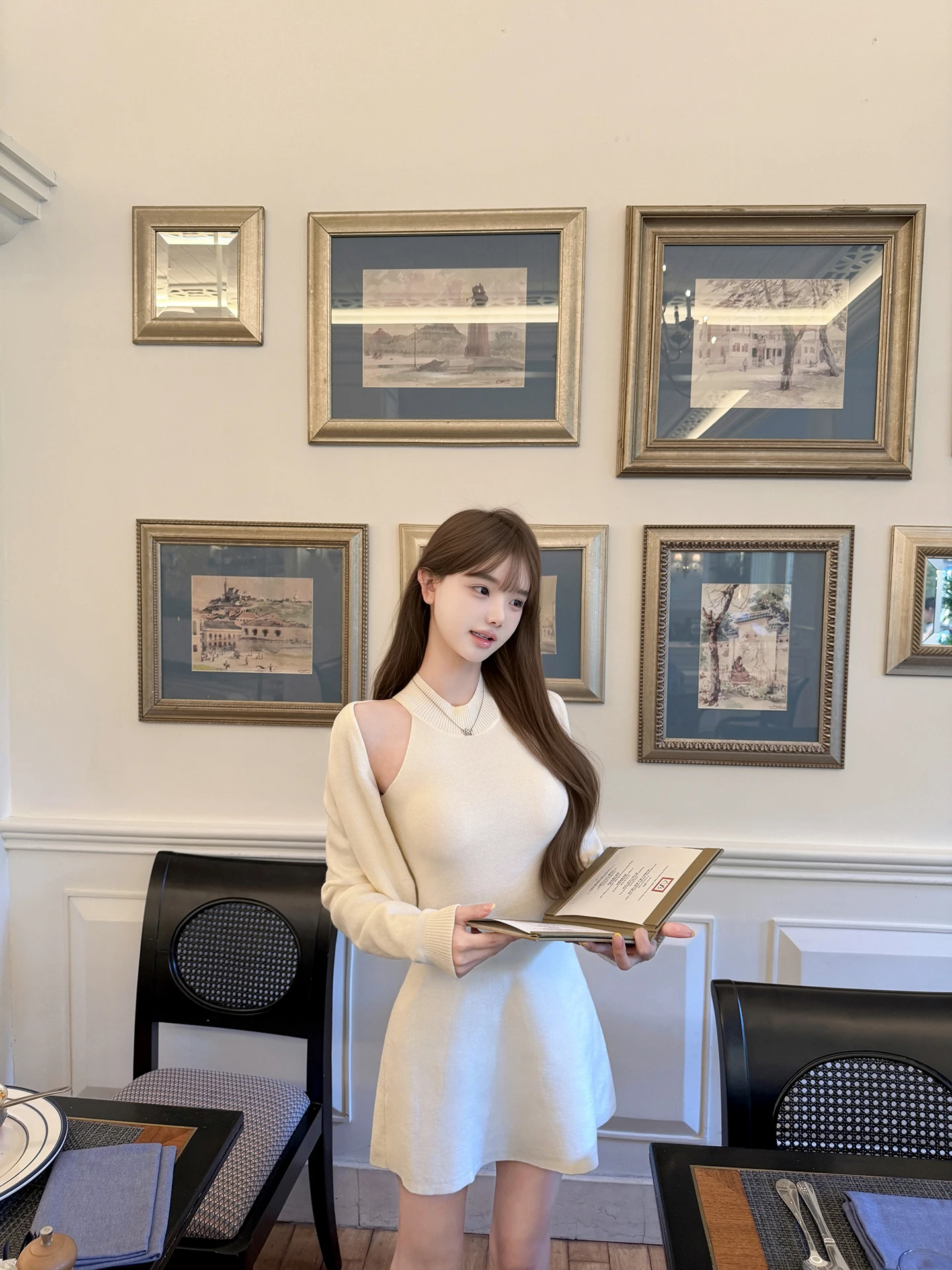 Ruyu Lightweight Wool ter Ne Vest Dr Women's Sle Thin Fabric High Waist Knot Bal Two-Piece Suit
Ruyu Lightweight Wool ter Ne Vest Dr Women's Sle Thin Fabric High Waist Knot Bal Two-Piece Suit