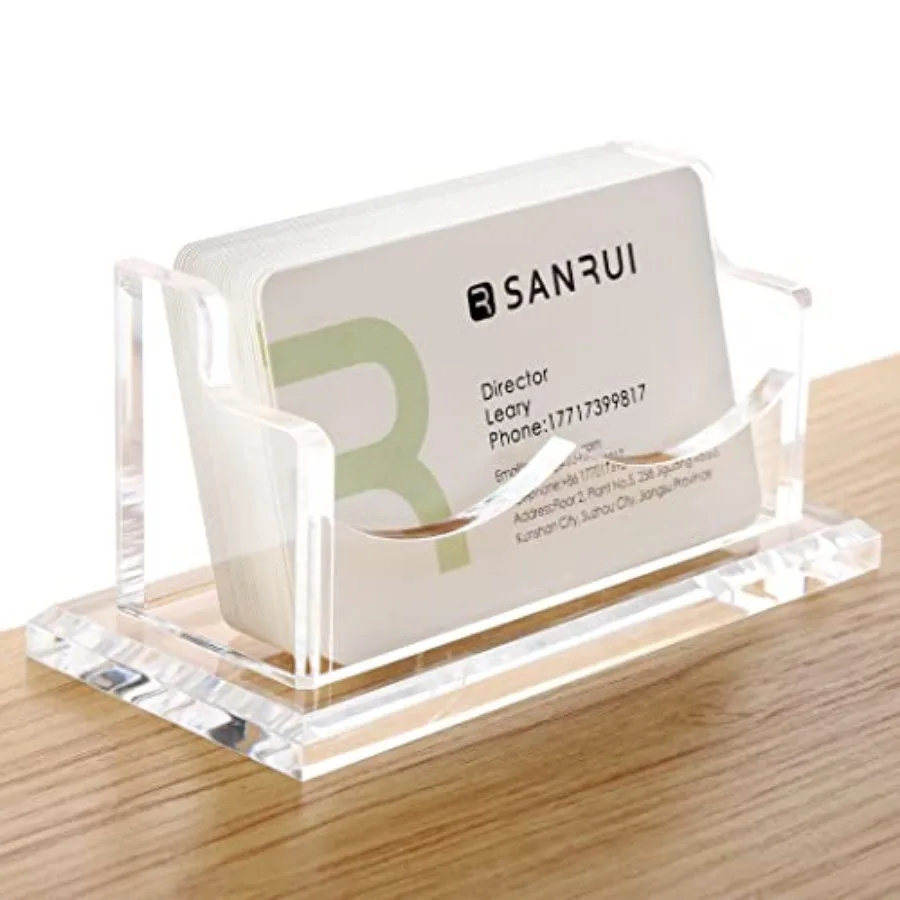 Business Card Holder Clear Acrylic Cards Display for Desk Business Card Organizer for Women and Men 1 Slot Cards Stand Ca
Business Card Holder Clear Acrylic Cards Display for Desk Business Card Organizer for Women and Men 1 Slot Cards Stand Ca