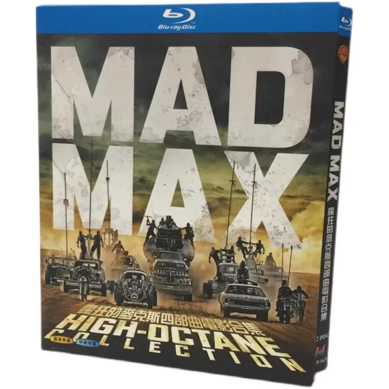 BD Blu-ray High Definition Film Mad Max 1-5 Collection Tom Hardy 5-Disc Box
BD Blu-ray High Definition Film Mad Max 1-5 Collection Tom Hardy 5-Disc Box