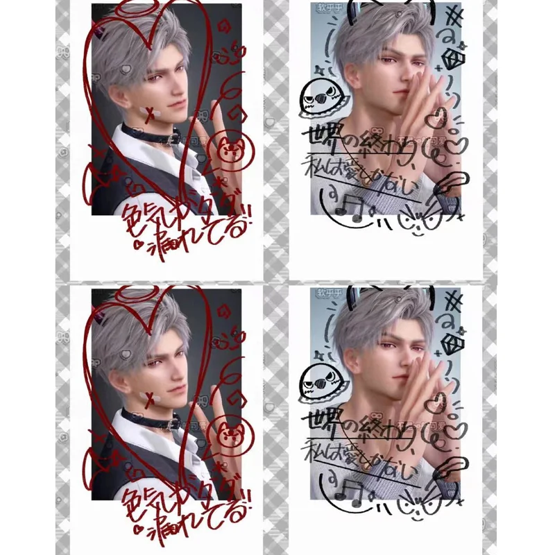 Game Love and Deep Space Sylus Qin Che Graffiti 3-inch Small Cards Decorative Photo Card Gift for Friends Collectibles Photocard
Game Love and Deep Space Sylus Qin Che Graffiti 3-inch Small Cards Decorative Photo Card Gift for Friends Collectibles Photocard