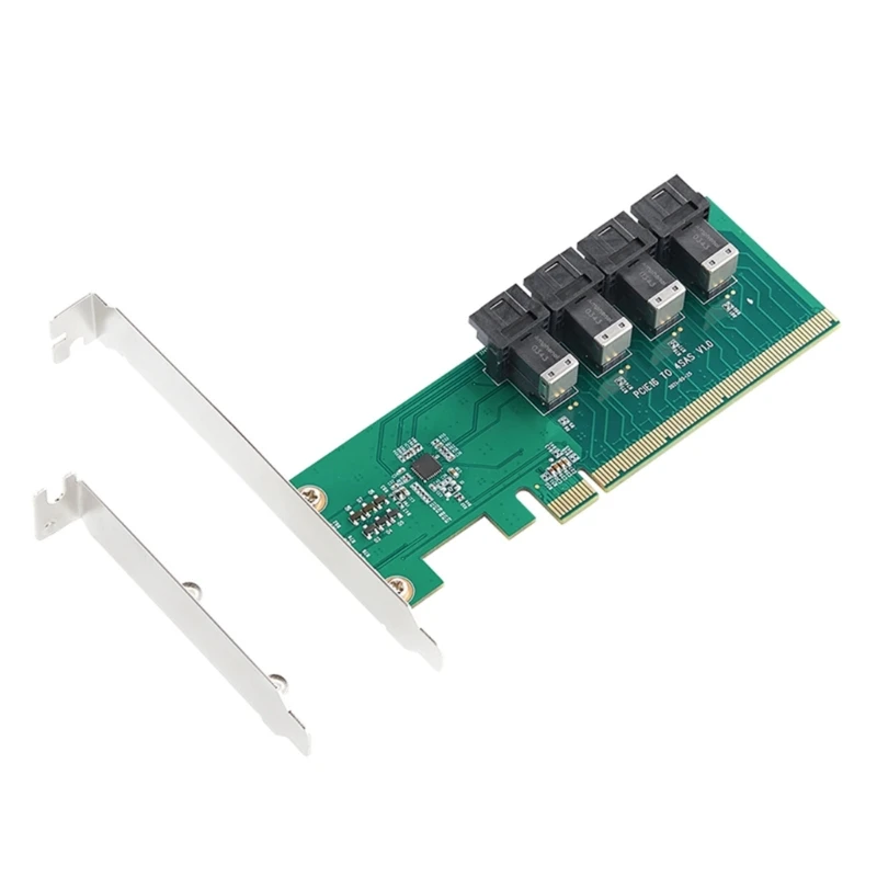 U.2 to PCIE Converter PCIE X16 to 4-port U.2 NVME SFF-8643 SFF-8639 Expansion Card PCI-E 4.0 Splitter Adapter Card
U.2 to PCIE Converter PCIE X16 to 4-port U.2 NVME SFF-8643 SFF-8639 Expansion Card PCI-E 4.0 Splitter Adapter Card