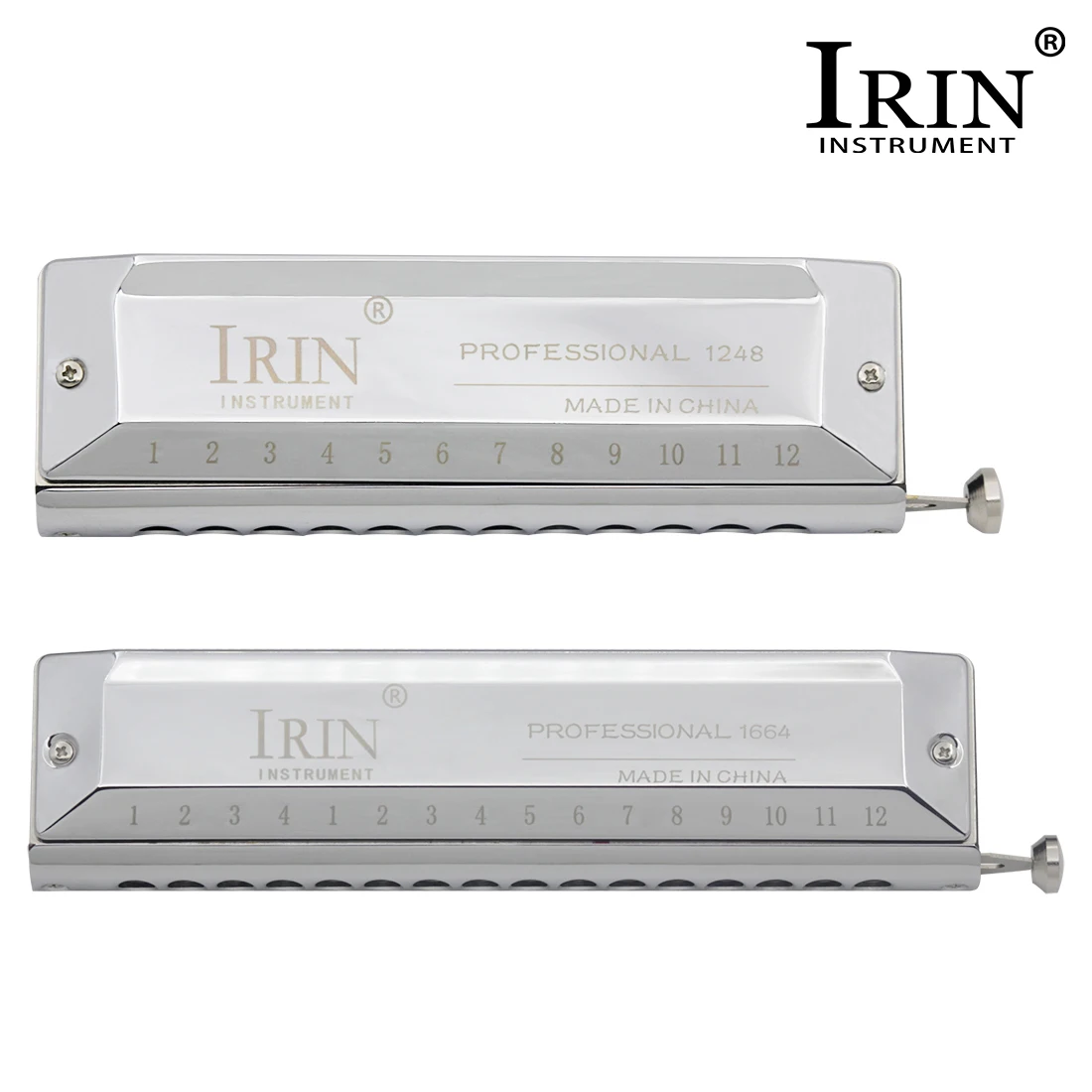 IRIN Chromatic Harmonica 16-Hole 64-Note/12-Hole 48-Note Semitones Mouth Organ Professional Harmonica Woodwind Instrument
IRIN Chromatic Harmonica 16-Hole 64-Note/12-Hole 48-Note Semitones Mouth Organ Professional Harmonica Woodwind Instrument