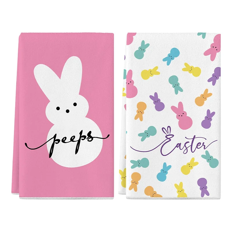 2Pcs, Easter Colorful Rabbit Kitchen Towels, 40Cm*60Cm Towel Set, Super Absorbent Soft Cleaning Cloth, Cooking and Baking Tea Towel, Hand Towel, Cleaning Cloth, Dishcloth, Kitchen Decoration, Living Room Decoration, Kitchen Essentials, Home Essentials
2Pcs, Easter Colorful Rabbit Kitchen Towels, 40Cm*60Cm Towel Set, Super Absorbent Soft Cleaning Cloth, Cooking and Baking Tea Towel, Hand Towel, Cleaning Cloth, Dishcloth, Kitchen Decoration, Living Room Decoration, Kitchen Essentials, Home Essentials