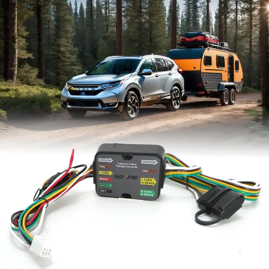 Жгут проводов прицепа для CRV 20172025 с 4-контактным разъемом и преобразователем заднего фонаря, полный комплект жгутов проводов для буксировки для Rel
Жгут проводов прицепа для CRV 20172025 с 4-контактным разъемом и преобразователем заднего фонаря, полный комплект жгутов проводов для буксировки для Rel