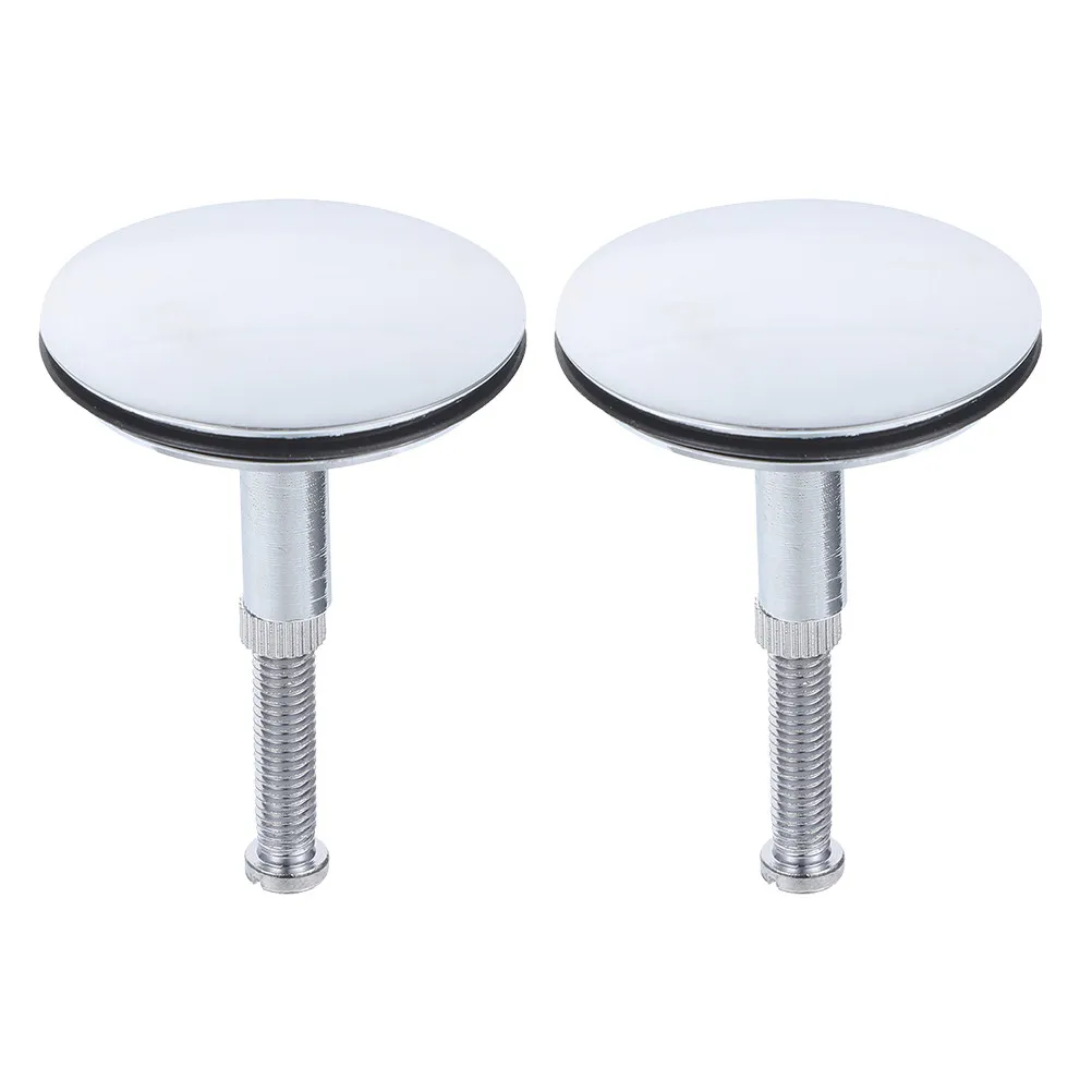 2Pcs Bath Tub Stopper with Rotating Design Flat Seal Drain Plug for Bathtub Waste Replacement Tight Seal Bathroom Sink Plug
2Pcs Bath Tub Stopper with Rotating Design Flat Seal Drain Plug for Bathtub Waste Replacement Tight Seal Bathroom Sink Plug