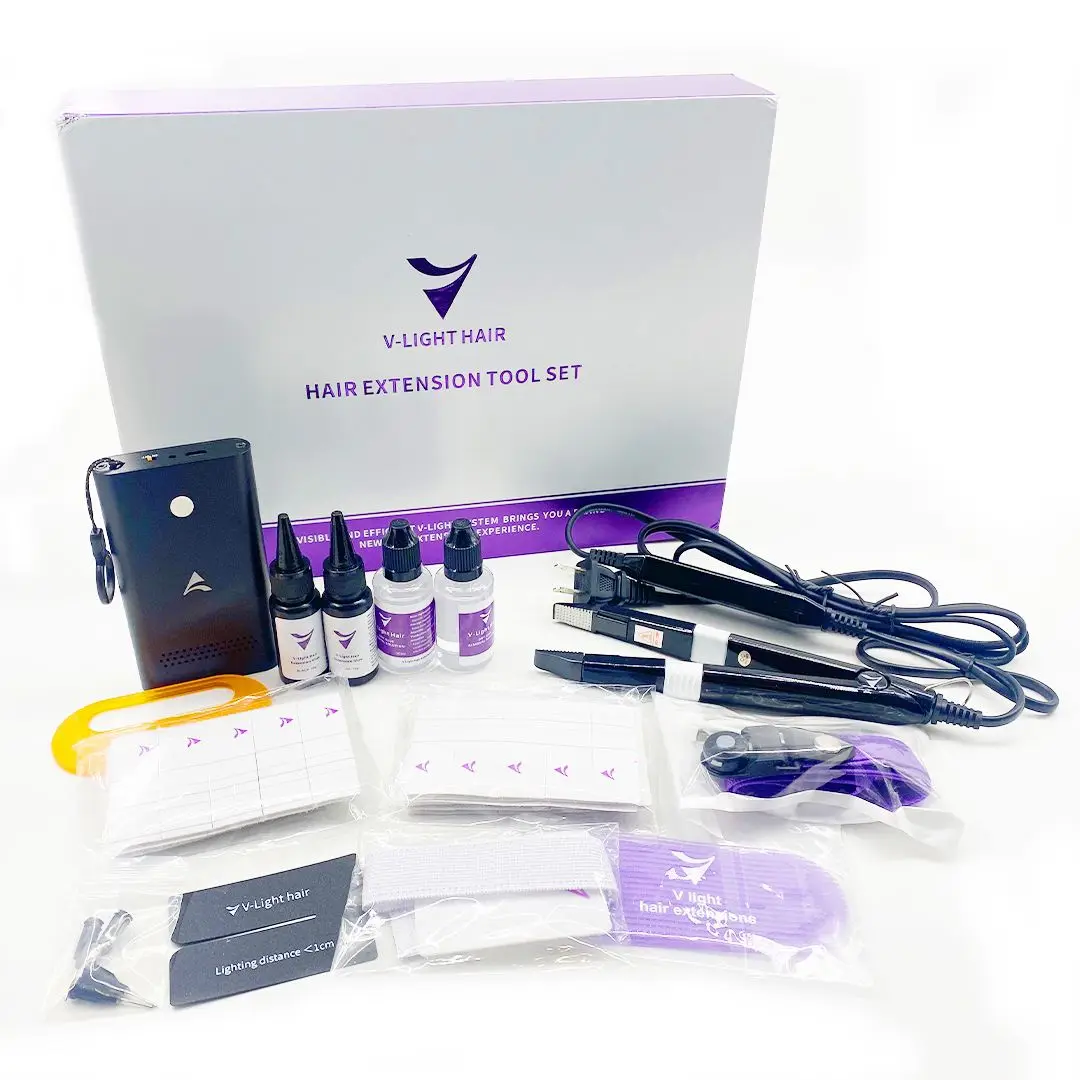 Новое поступление V Light Hair Direct Factory Набор инструментов для наращивания волос V Light
Новое поступление V Light Hair Direct Factory Набор инструментов для наращивания волос V Light