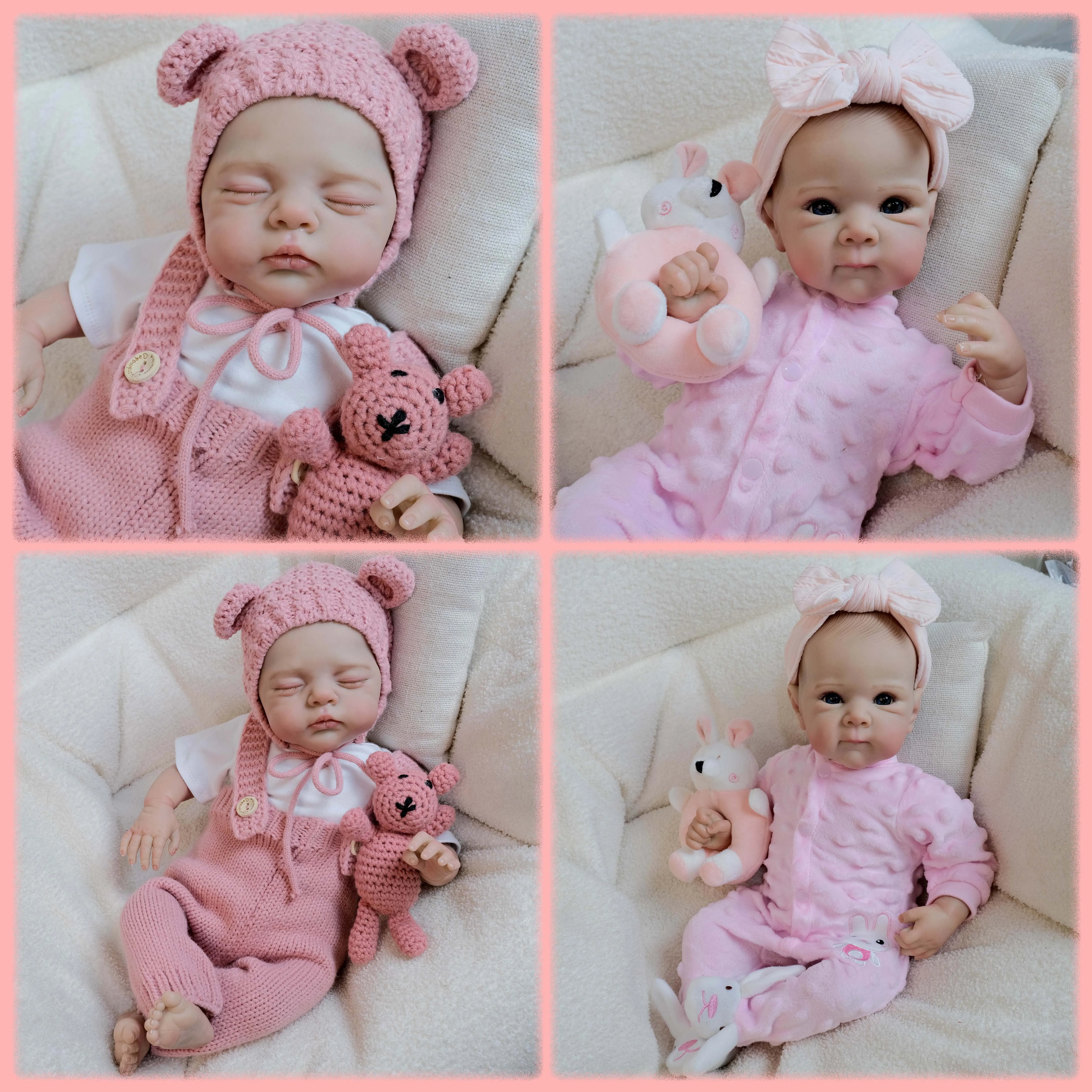 Bettie/Irys 18'' Soft Cloth Body Reborn Baby Doll Lifelike Multiple Layers Painting 3D Skin With Visible Veins Hand Draw Hair
Bettie/Irys 18'' Soft Cloth Body Reborn Baby Doll Lifelike Multiple Layers Painting 3D Skin With Visible Veins Hand Draw Hair