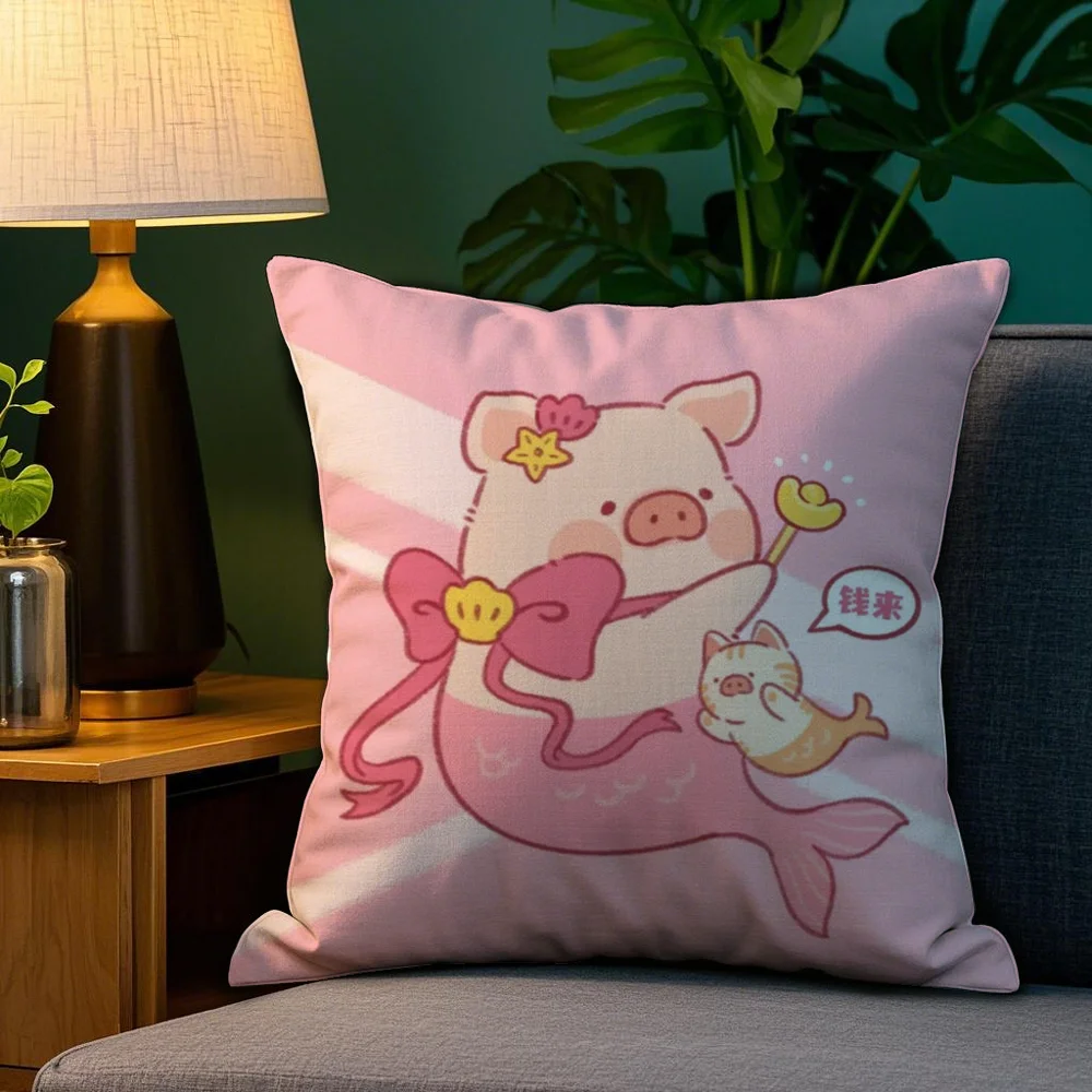 Cartoon L-Lulu Pig Pink Pillow Case Plush Fabric Soft Double Sided Print Sofa Cushion Cover Throw Pillow Covers
Cartoon L-Lulu Pig Pink Pillow Case Plush Fabric Soft Double Sided Print Sofa Cushion Cover Throw Pillow Covers