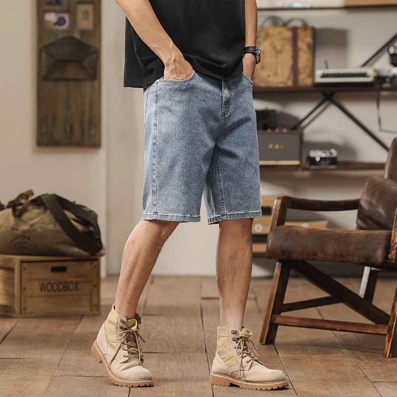 Новинка 2025, мужские джинсовые шорты, летние тонкие свободные винтажные потертые повседневные шорты, джинсы длиной пять четвертей, легкие и удобные
Новинка 2025, мужские джинсовые шорты, летние тонкие свободные винтажные потертые повседневные шорты, джинсы длиной пять четвертей, легкие и удобные