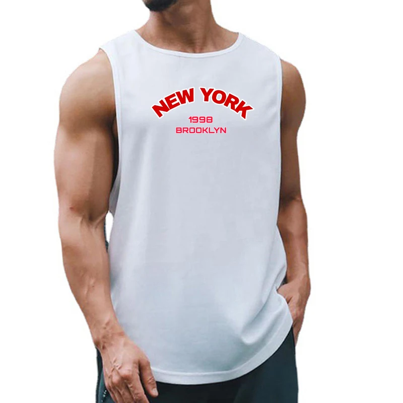 New York 1898 Brooklyn City Printed Mens Mesh Gym Clothing Loose Basketball Vest Sports Shirt Summer Quick Dry Fitness Tank Tops
New York 1898 Brooklyn City Printed Mens Mesh Gym Clothing Loose Basketball Vest Sports Shirt Summer Quick Dry Fitness Tank Tops