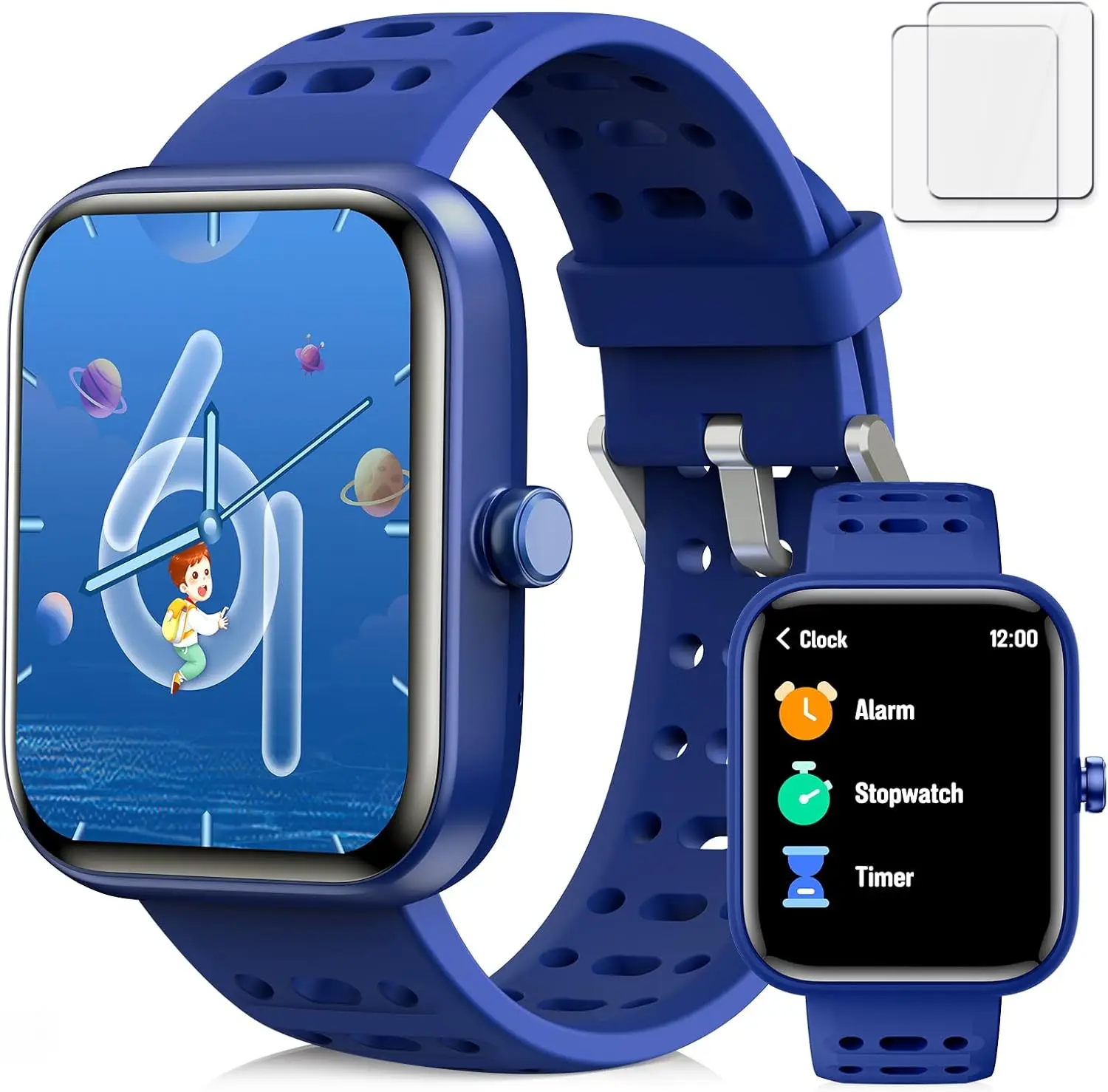 Kids Smart Watch with Sleep, Heart Rate & Fitness Tracker, Puzzle Games, Sports Modes, DIY Dials, Birthday Gift for Children, Blue
Kids Smart Watch with Sleep, Heart Rate & Fitness Tracker, Puzzle Games, Sports Modes, DIY Dials, Birthday Gift for Children, Blue