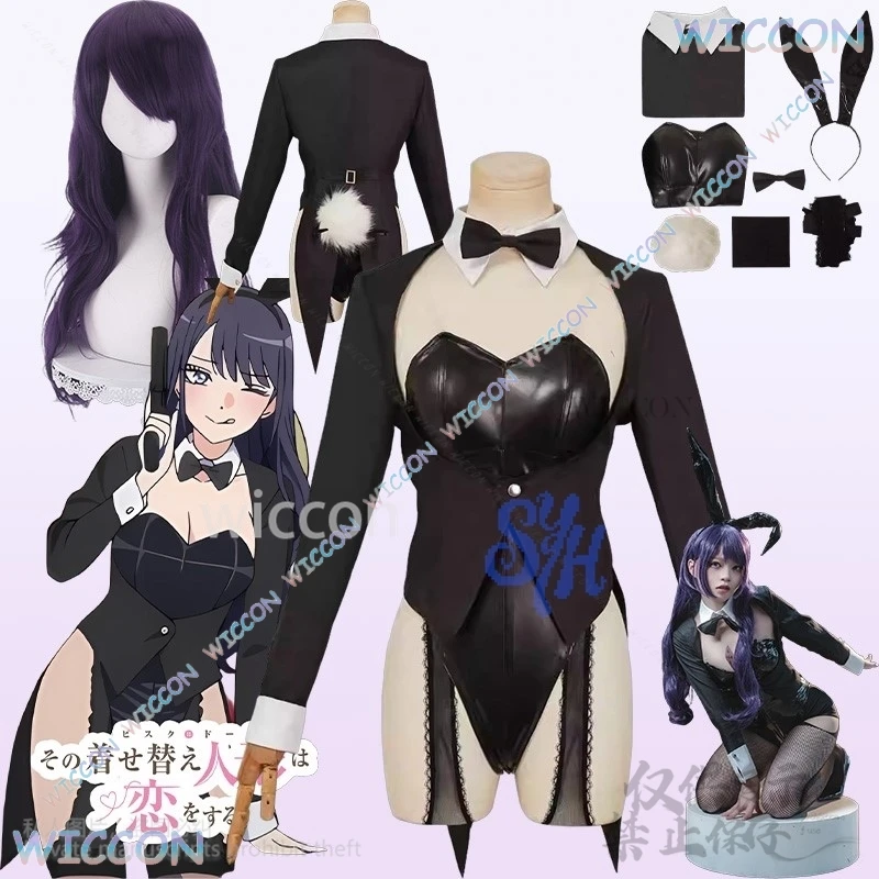 Аниме My Dress Up Косплей Китагава Марин Костюм Сексуальный кролик Комбинезон из искусственной кожи Jirai Kei Девушки Kawaii Повязка на голову с кроличьим хвостом Хэллоуин
Аниме My Dress Up Косплей Китагава Марин Костюм Сексуальный кролик Комбинезон из искусственной кожи Jirai Kei Девушки Kawaii Повязка на голову с кроличьим хвостом Хэллоуин