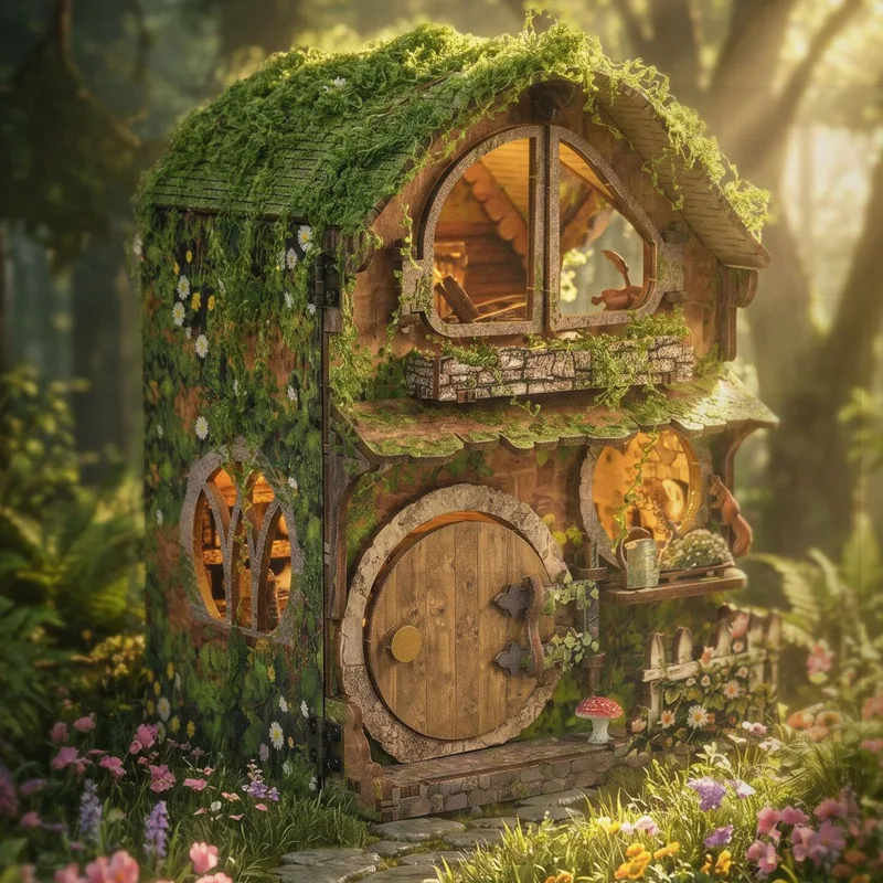 3D Wooden DIY Miniature Ivy Cottage House Model Bookend Kit Stress Relief Desktop Home Decor Assembly Kit For Adults Kids Gift
3D Wooden DIY Miniature Ivy Cottage House Model Bookend Kit Stress Relief Desktop Home Decor Assembly Kit For Adults Kids Gift