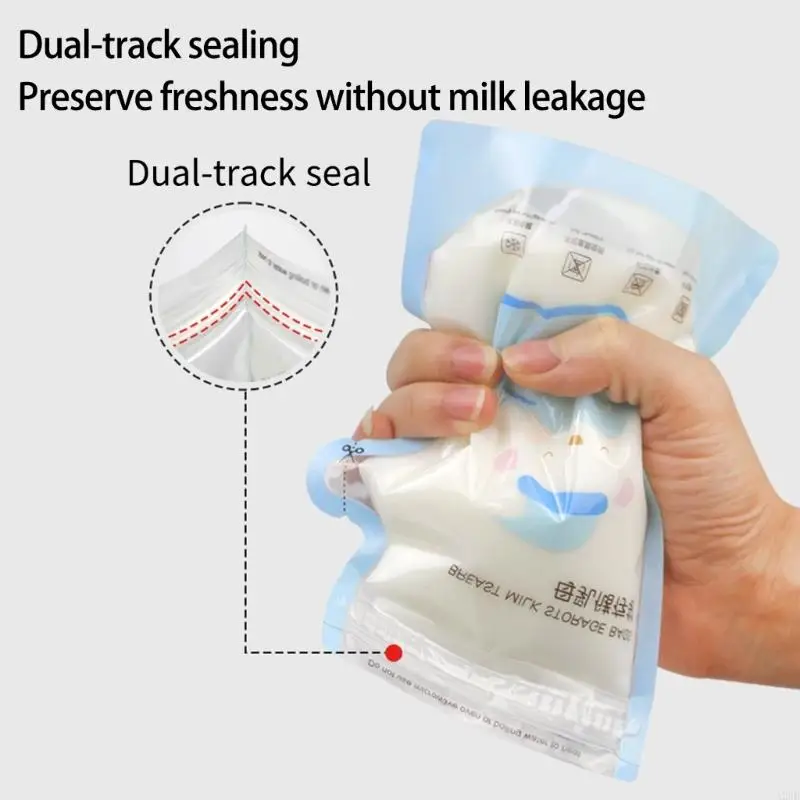 30xLeak Proof Breast Milk Bags Temperature Sensing Large Capacity 250ML Easy to Use Freezer Safe for Infant Nutrition A2UB
30xLeak Proof Breast Milk Bags Temperature Sensing Large Capacity 250ML Easy to Use Freezer Safe for Infant Nutrition A2UB