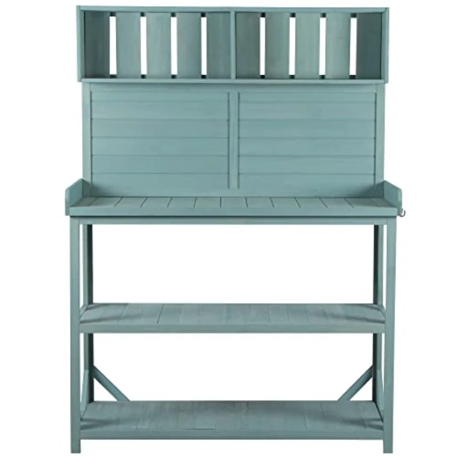 65 Large Wooden Farmhouse Rustic Outdoor Potting Bench Table Patio Workstation Garden Potting Bench with 4 Storage Shelves and
65 Large Wooden Farmhouse Rustic Outdoor Potting Bench Table Patio Workstation Garden Potting Bench with 4 Storage Shelves and