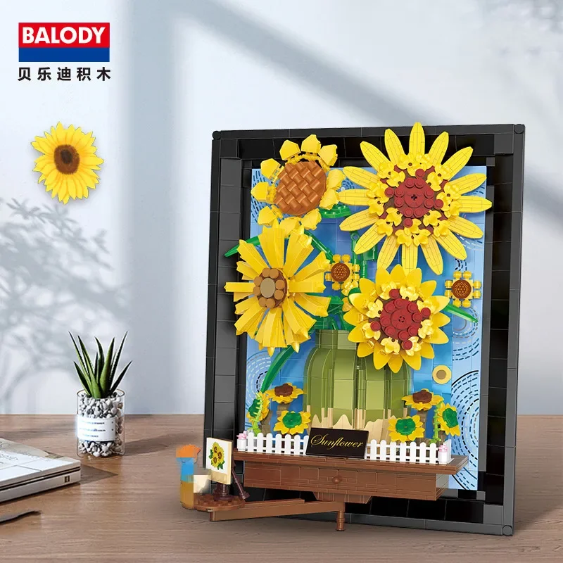 BALODY 3D фоторамка с подсолнечником, строительные блоки, модель бессмертного цветка, новинка, игрушка, модная сборка, подарок на День святого Валентина для девочек
BALODY 3D фоторамка с подсолнечником, строительные блоки, модель бессмертного цветка, новинка, игрушка, модная сборка, подарок на День святого Валентина для девочек