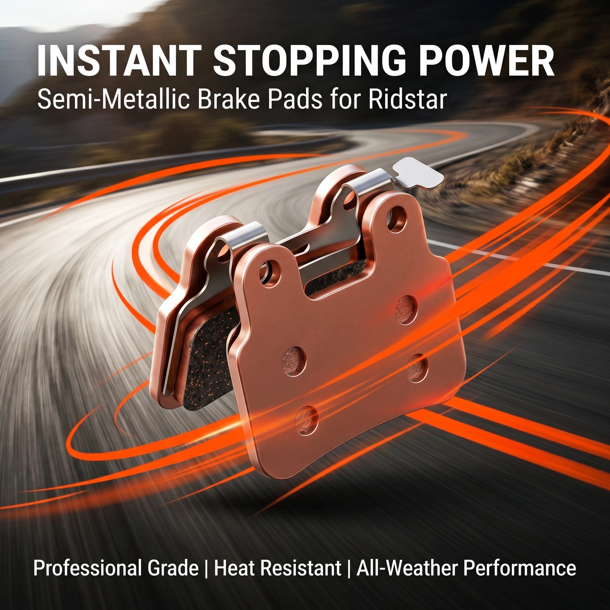 All-Weather Copper Semi-Metallic Brake Pads for Ridstar Q20/Q20 Pro/H26 Pro – Fit XD-KLBS-DOT4, Rustproof & Reliable
All-Weather Copper Semi-Metallic Brake Pads for Ridstar Q20/Q20 Pro/H26 Pro – Fit XD-KLBS-DOT4, Rustproof & Reliable
