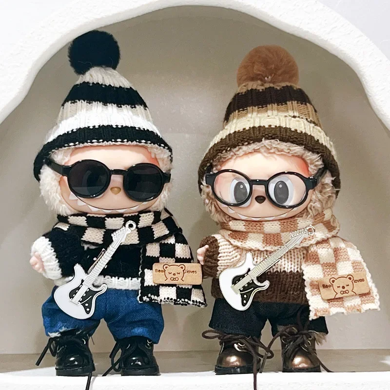 Для 17 см мини-плюшевая кукла, одежда, аксессуары, корейская Kpop Labubu Idol, полосатая одежда, обувь для глаз, костюм, одежда, подарок
Для 17 см мини-плюшевая кукла, одежда, аксессуары, корейская Kpop Labubu Idol, полосатая одежда, обувь для глаз, костюм, одежда, подарок