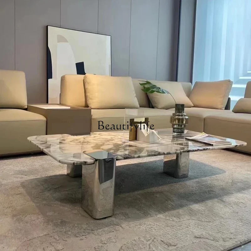 Z.Natural luxury stone black tea table stainless steel
Z.Natural luxury stone black tea table stainless steel