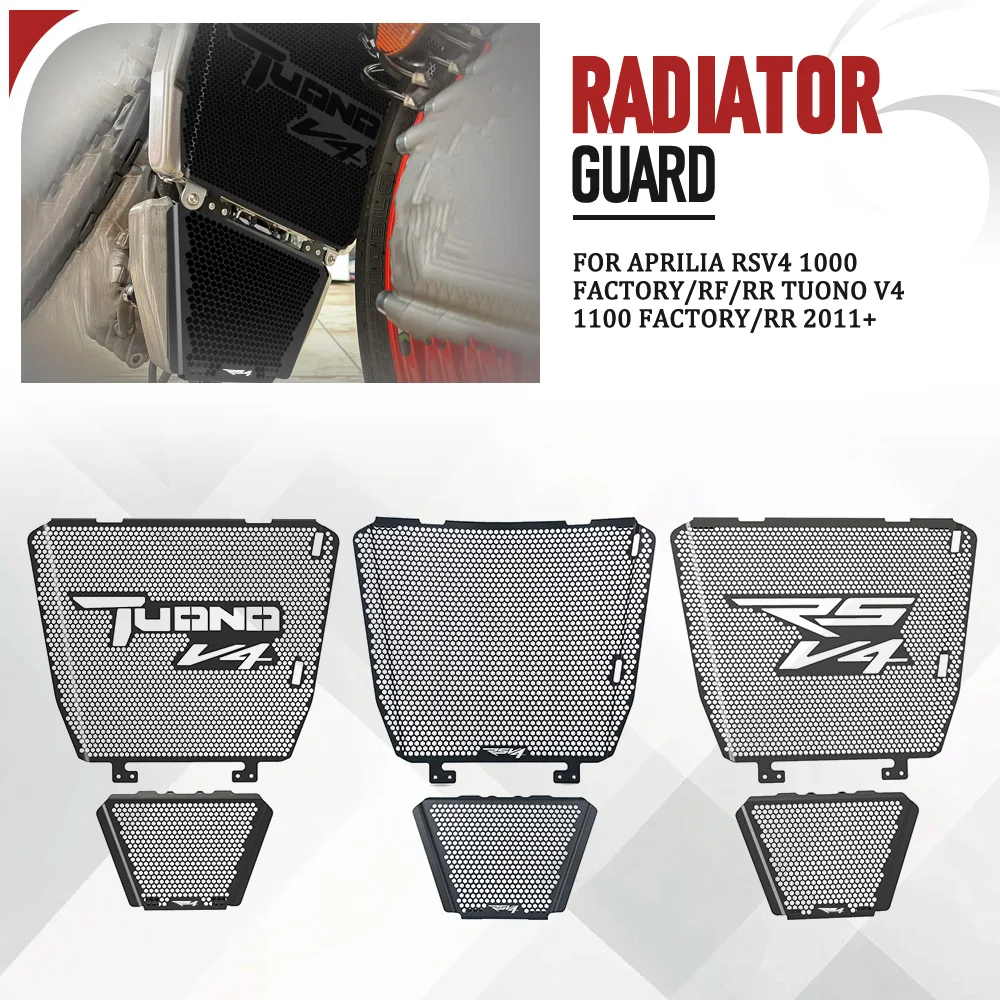 For Aprilia RSV4 1000 Factory/RF/RR Tuono V4 1100 Factory/RR Motorcycle CNC Accessories Radiator Grille Guard Cover Protector
For Aprilia RSV4 1000 Factory/RF/RR Tuono V4 1100 Factory/RR Motorcycle CNC Accessories Radiator Grille Guard Cover Protector