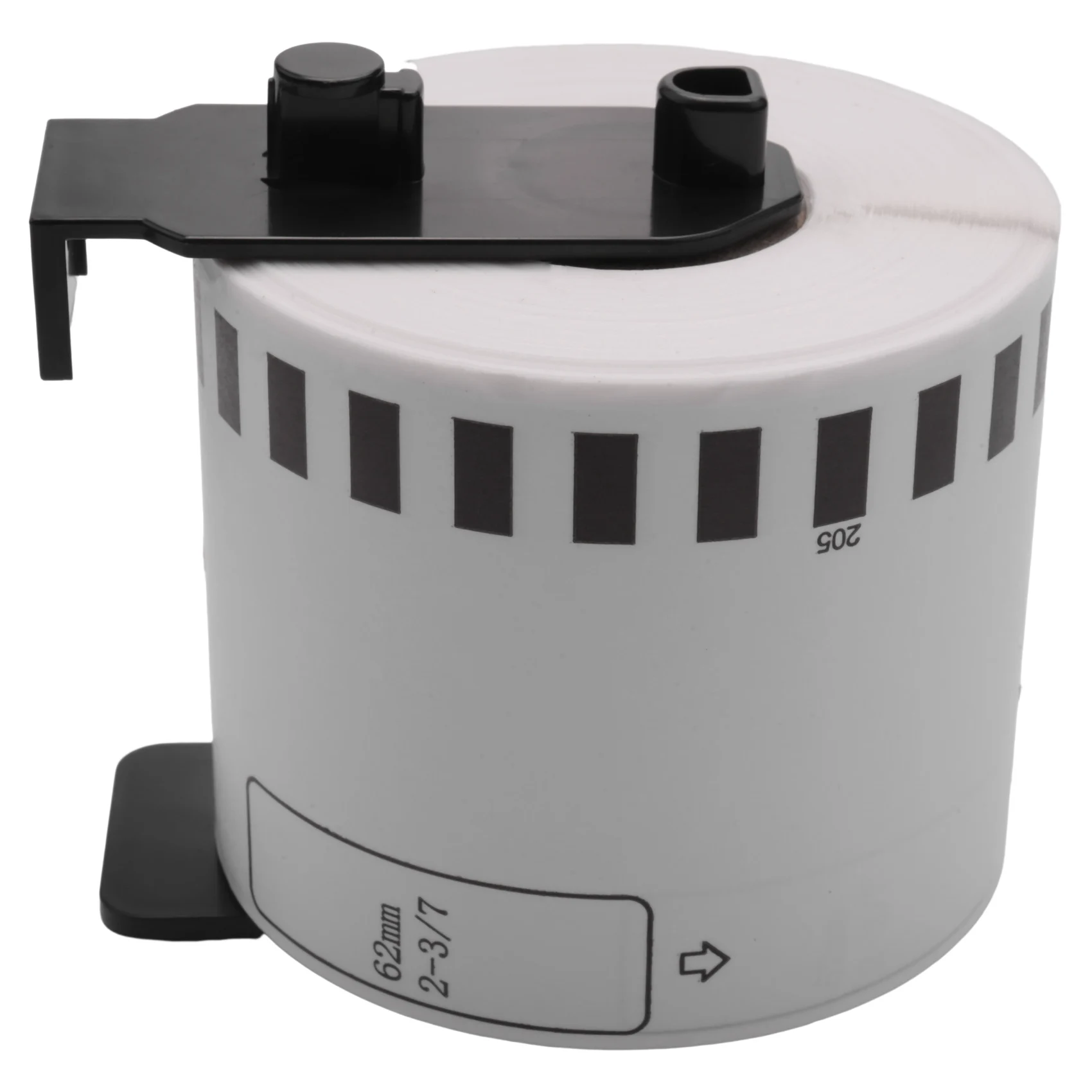 Solid 1 Roll Compatible For Brother DK22205 62Mm X 30.48M Continuous White Length Paper Tape Labels With Refillable Cartridge
Solid 1 Roll Compatible For Brother DK22205 62Mm X 30.48M Continuous White Length Paper Tape Labels With Refillable Cartridge