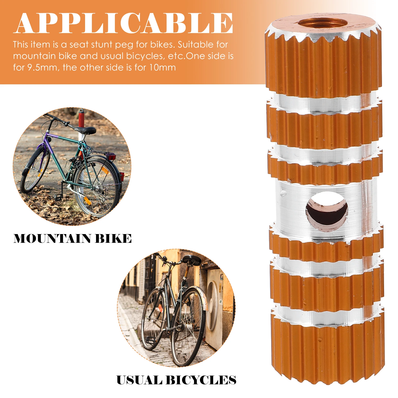 Aluminum Alloy Bike Cylinder Pedals Footpegs For Mountain Bicycles 9.5Mm 10Mm Axle Quick Release Golden
Aluminum Alloy Bike Cylinder Pedals Footpegs For Mountain Bicycles 9.5Mm 10Mm Axle Quick Release Golden