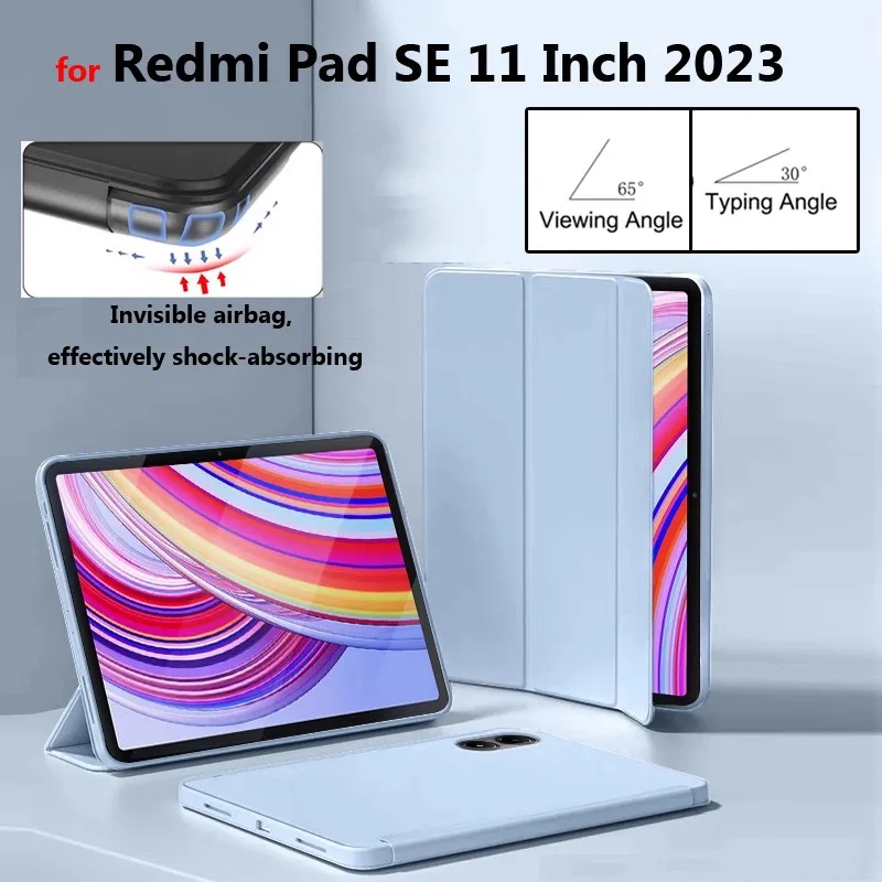 Tri-fold Stand Case for XiaoMi Redmi Pad SE 11 Inch SE 8.7 4G 10.61 for Xiaomi Pad 6 Pro6 11 5 7 7Pro 11.2 Ultra Thin Cover
Tri-fold Stand Case for XiaoMi Redmi Pad SE 11 Inch SE 8.7 4G 10.61 for Xiaomi Pad 6 Pro6 11 5 7 7Pro 11.2 Ultra Thin Cover