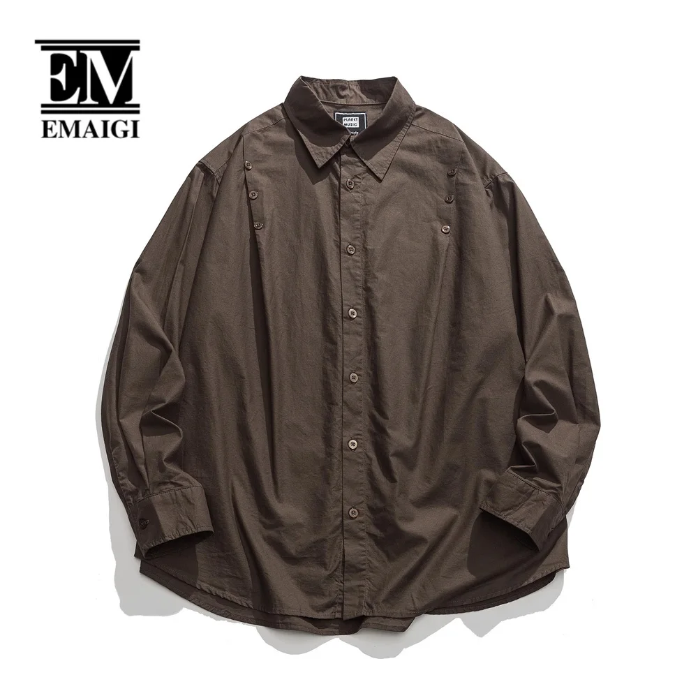 Men Cityboy Streetwear Fashion Loose Casual Long Sleeve Cargo Shirts Male Women Oversize Shirts Blouses 100% Cotton
Men Cityboy Streetwear Fashion Loose Casual Long Sleeve Cargo Shirts Male Women Oversize Shirts Blouses 100% Cotton