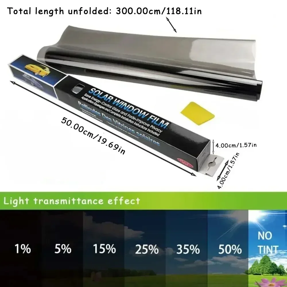3Mx50CM VLT Black Car Window Foils Tinting Film Home Window Glass Solar UV Protector Sticker Films Pearl Cotton Stick Box PAC
3Mx50CM VLT Black Car Window Foils Tinting Film Home Window Glass Solar UV Protector Sticker Films Pearl Cotton Stick Box PAC