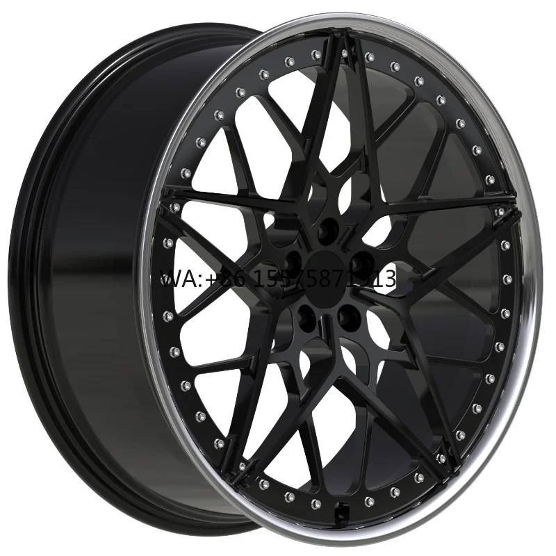 China Custom Design 22 Inch 5x108 2 Piece Forged Process Car Wheels Rims Fit for Land Rover