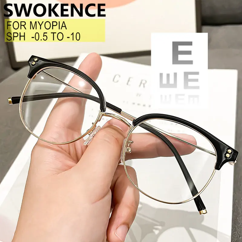 Myopia Glasses Men Women Fashion Round Frame Photochromic Gray Brown Blue Or Blue Light Blocking Lenses Prescription Custom F633
Myopia Glasses Men Women Fashion Round Frame Photochromic Gray Brown Blue Or Blue Light Blocking Lenses Prescription Custom F633